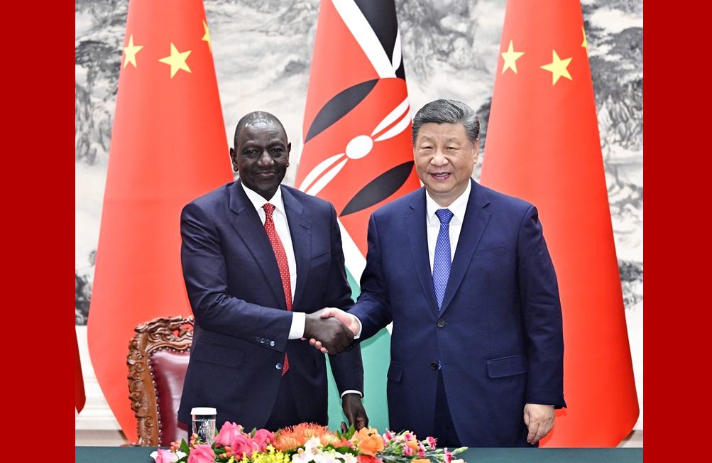 Chủ tịch Trung Quốc Tập Cận Bình hội đàm với Tổng thống Kenya Ruto