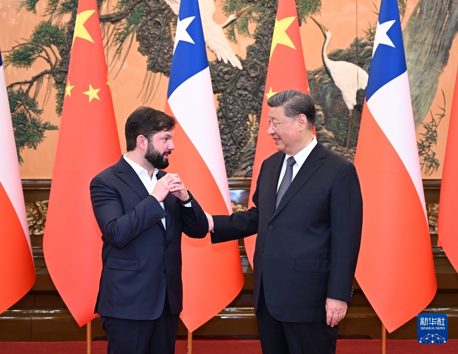 Chủ tịch Trung Quốc Tập Cận Bình đã tiếp Tổng thống Chile Gabriel Boric