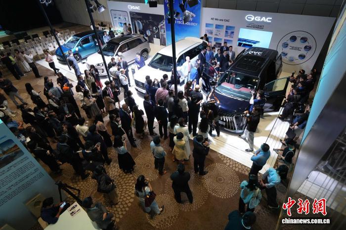 Khu triển lãm tại Hội thảo. Ảnh do Ủy ban Xúc tiến thương mại quốc tế tỉnh Quảng Đông cung cấp