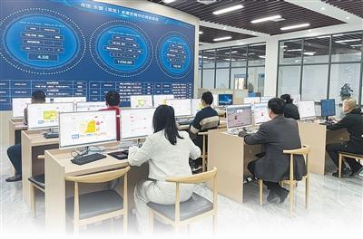 Bên trong Trung tâm giao dịch trái cây Trung Quốc — ASEAN (Sùng Tả). Ảnh: An Hiểu Mật