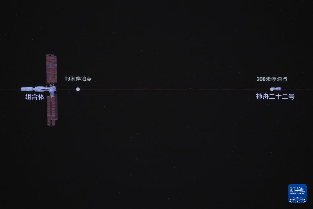 Tàu vũ trụ Thần Châu-22 hoàn thành ghép nối nhanh tự động với tổ hợp trạm vũ trụ
