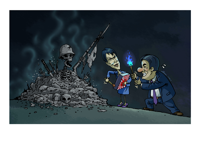 Bình luận tranh biếm họa: Chuyền lửa