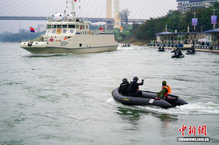Trung Quốc, Lào, Myanmar và Thái Lan tổ chức diễn tập liên hợp xử lý tình huống khẩn cấp trên sông Lan Thương - Mekong