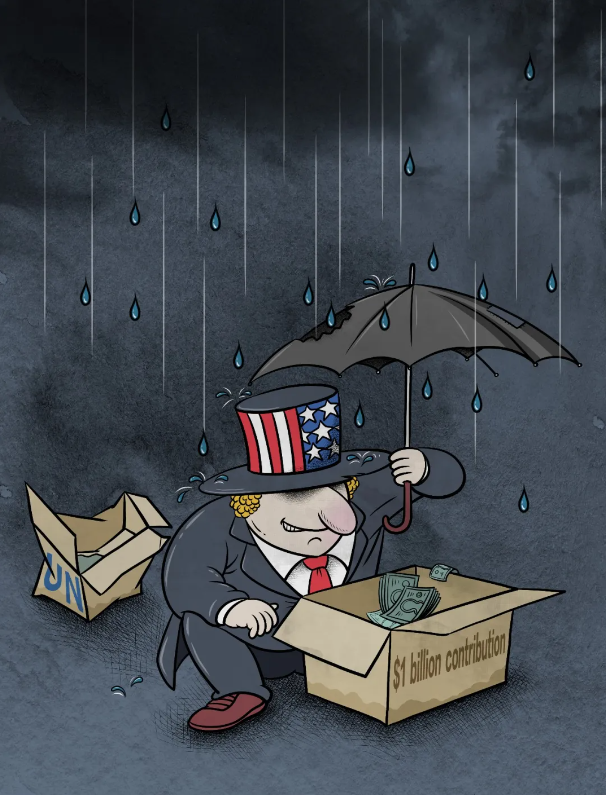 Bình luận tranh biếm họa về ngoại giao Mỹ - Lối đi riêng