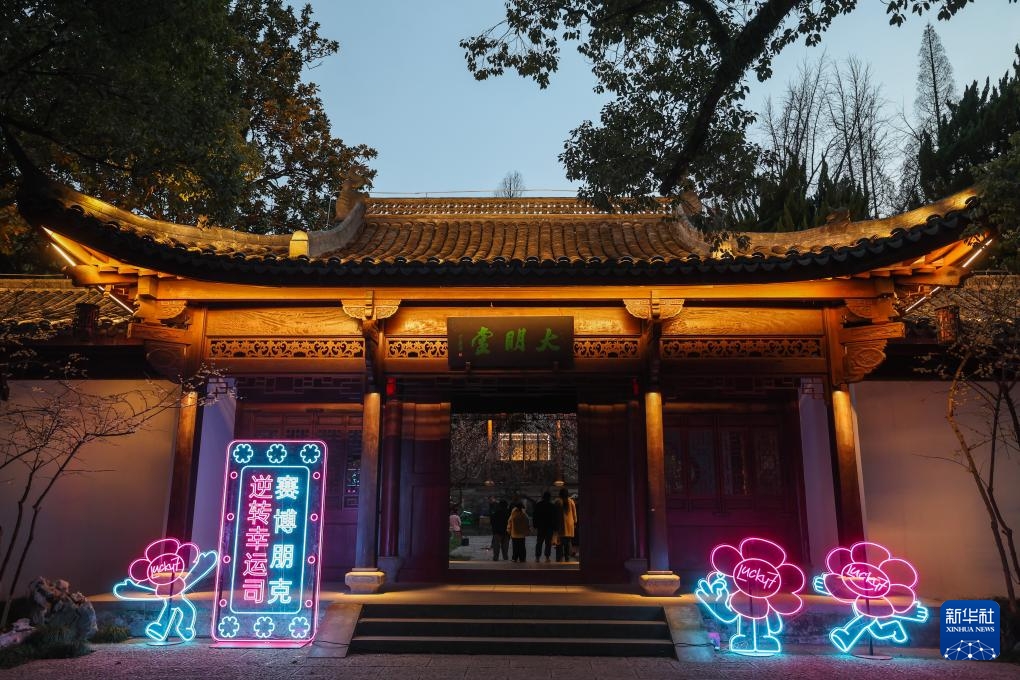 Ngắm “biển hoa mai” về đêm tại Hàng Châu