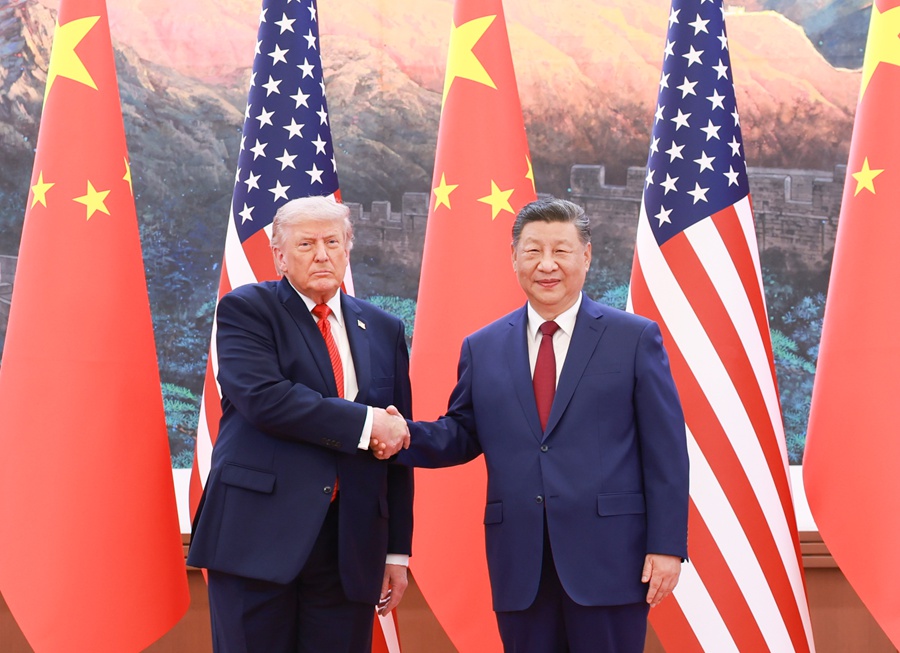 Chủ tịch Trung Quốc Tập Cận Bình hội đàm với Tổng thống Mỹ Donald Trump