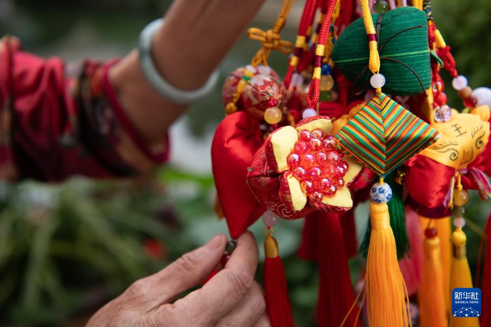 Túi thơm (Ảnh: Tân Hoa xã)