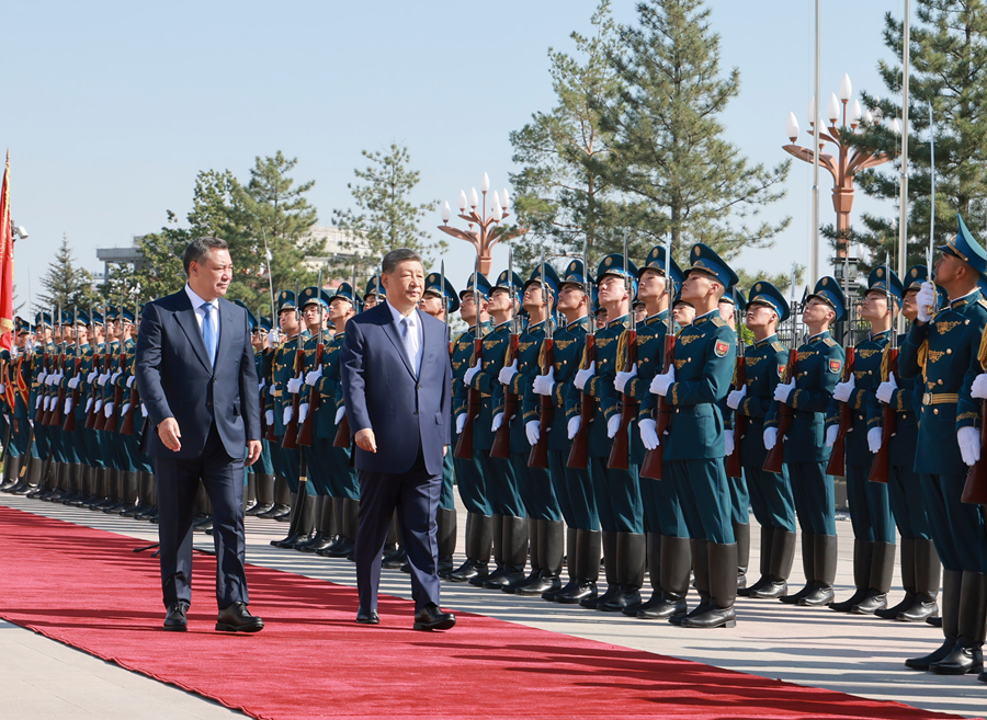 Chủ tịch Tập Cận Bình hội đàm với Tổng thống Kyrgyzstan Japarov