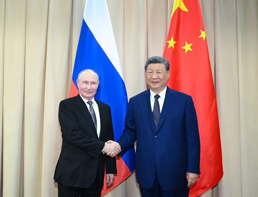 Chủ tịch Trung Quốc Tập Cận Bình hội kiến Tổng thống Nga Vladimir Putin
