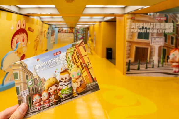 Bốn nhân vật đình đám của Pop Mart xuất hiện tại Macau, Trung Quốc