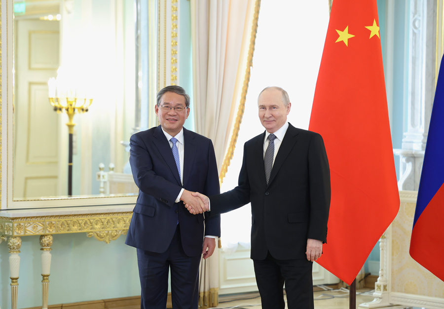 Thủ tướng Trung Quốc Lý Cường hội kiến Tổng thống Nga Putin